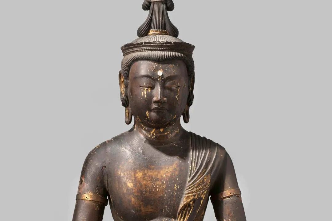 室町时代木雕阿弥陀如来坐像_平台