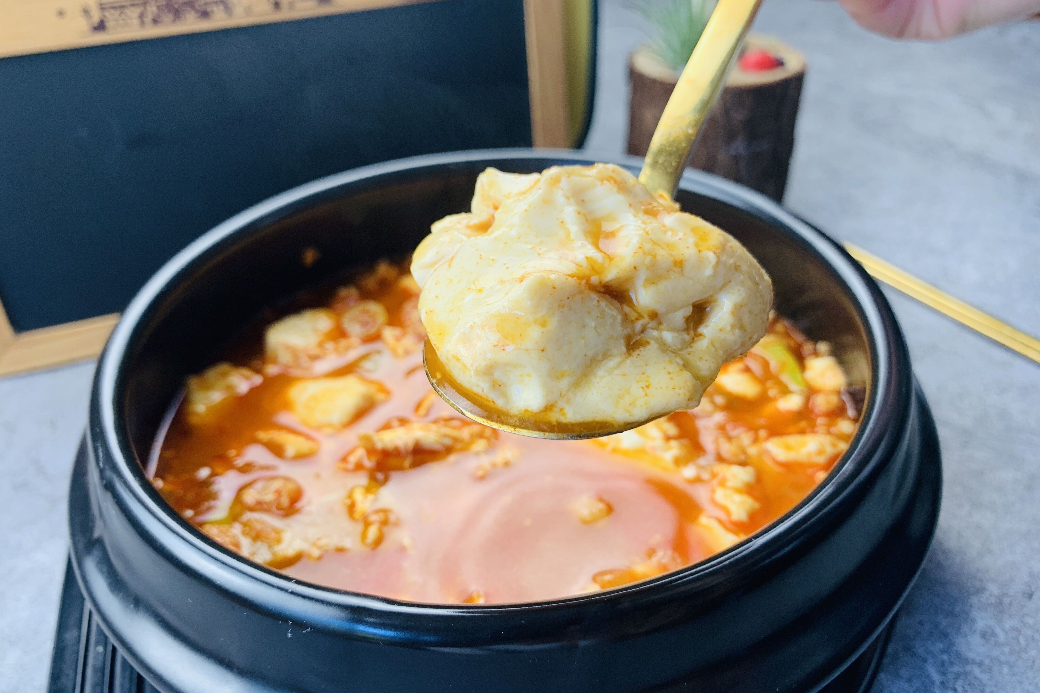 韩国人最爱的嫩豆腐汤超正宗的做法香辣嫩滑配米饭超好吃