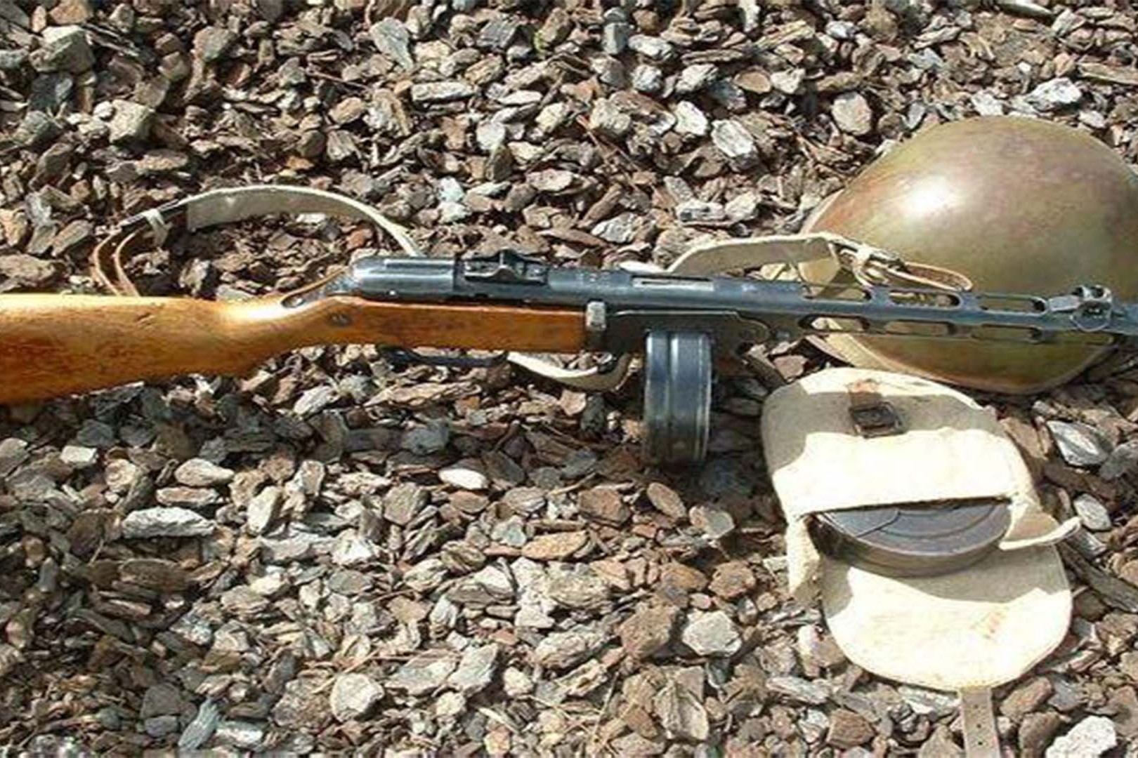 二战解说苏军一代经典波波沙冲锋枪