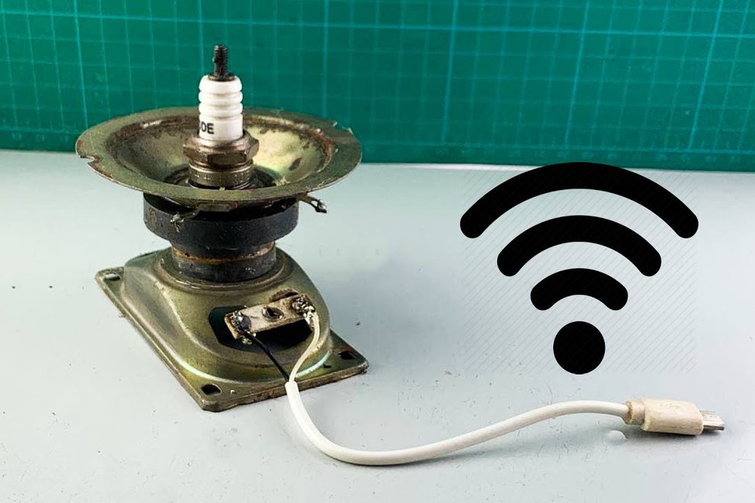 使用喇叭磁铁制作wifi信号接收器免费享受互联网