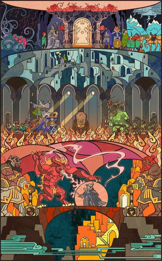 双塔奇谋之树人参战 王者归来之钢铎大战 魔戒再现之摩瑞亚矿坑 双塔