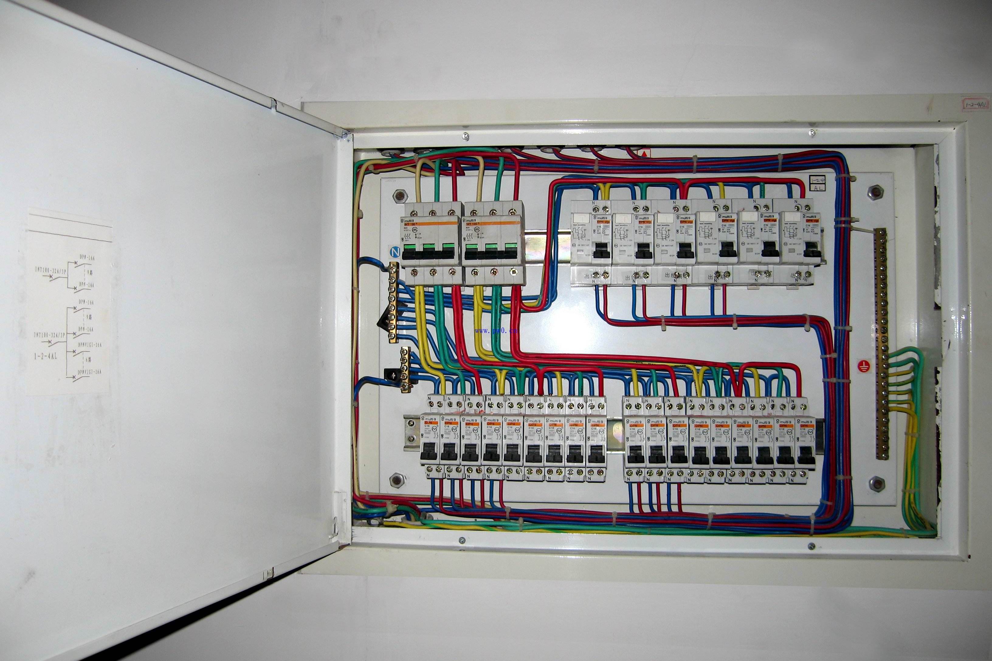 家庭标准配电箱图片图片