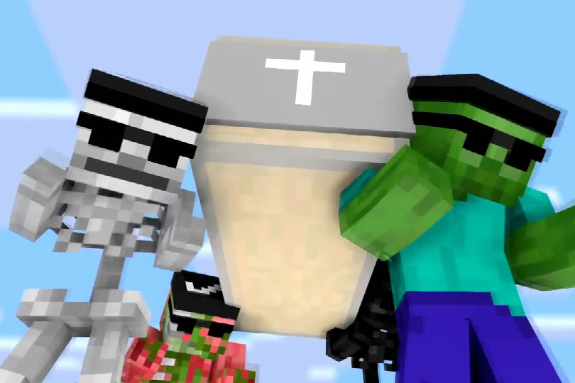 百看不厌的mc黑人抬棺