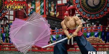 STORM TOYS《侍魂4》牙神幻十郎，特效件看着很有牌面~