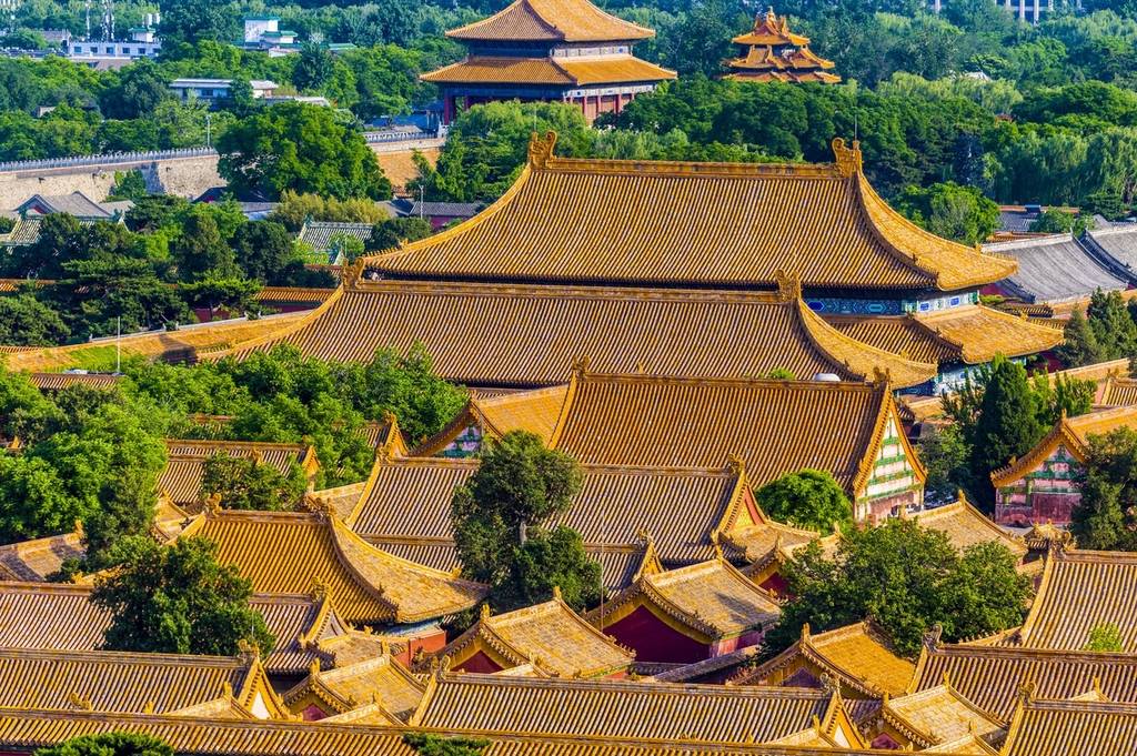 航拍北京故宫博物院 蔚为壮观-搜狐大视野-搜狐新闻