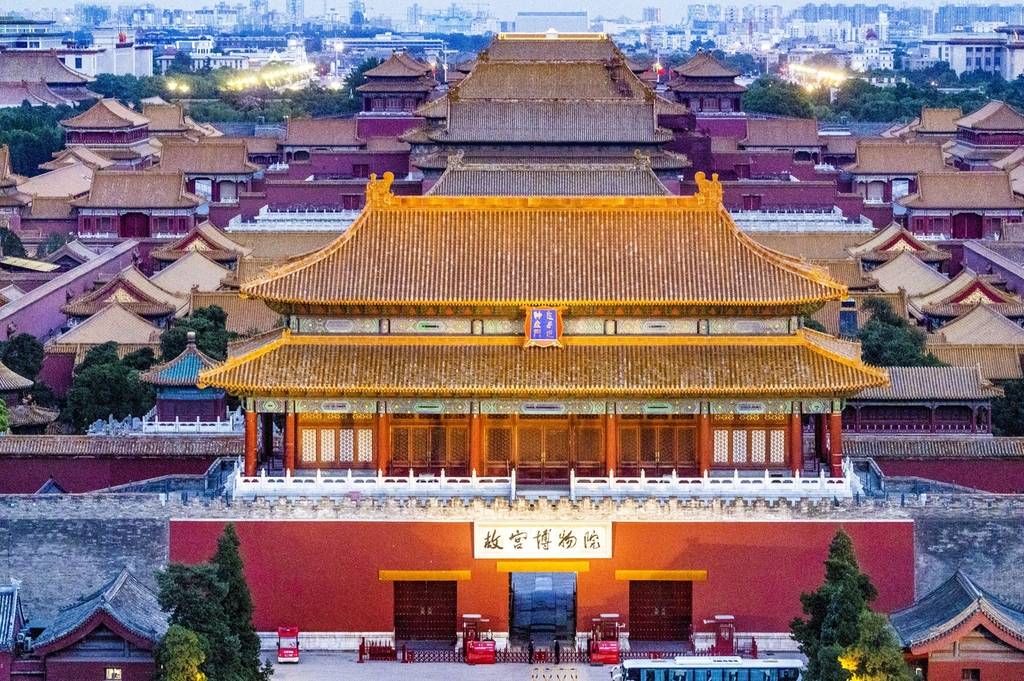 航拍北京故宫博物院 蔚为壮观-搜狐大视野-搜狐新闻
