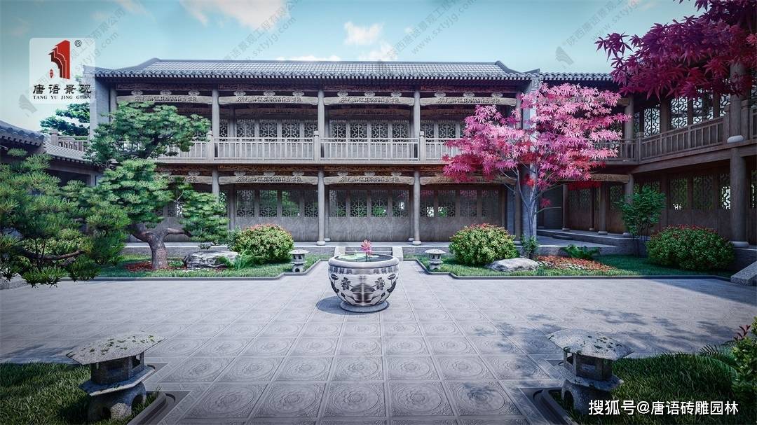 中国现代新中式合院别墅,砖雕该如何设计与装修?-搜狐大视野-搜狐新闻