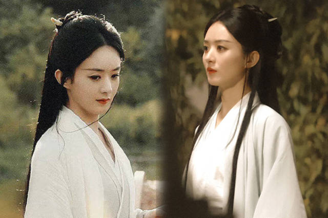 赵丽颖新剧路透曝光！一袭素雅白衣宛若仙子