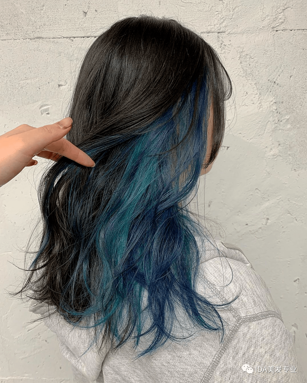 1a灰色/100ag极绿色,不用褪漂 - 蓝黑-青灰-烟熏薄荷简单操作95按照