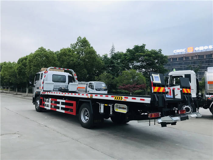 福田欧马可8吨平板清障车8吨绞盘清障车8吨后托臂清障车