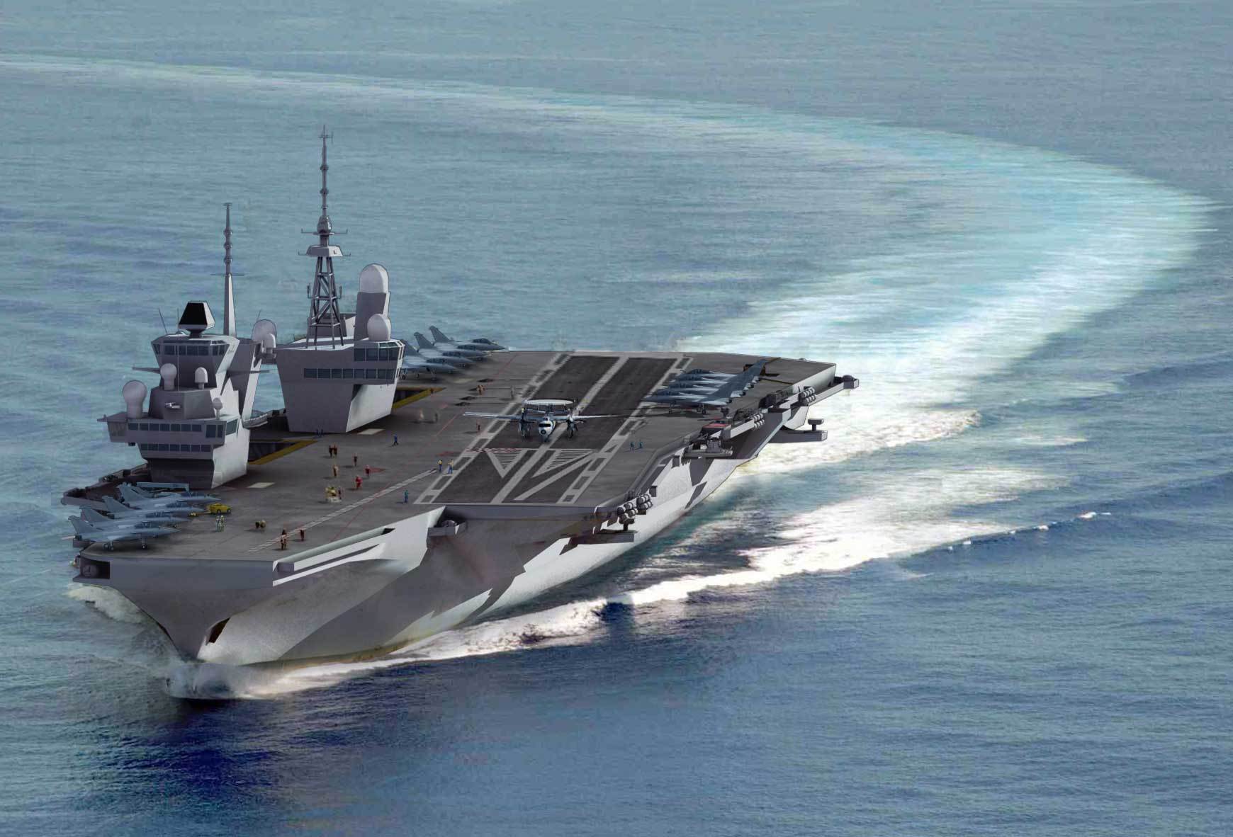 原创法国宣布建造新型核动力航母,电磁弹射六代舰载机,18年后服役