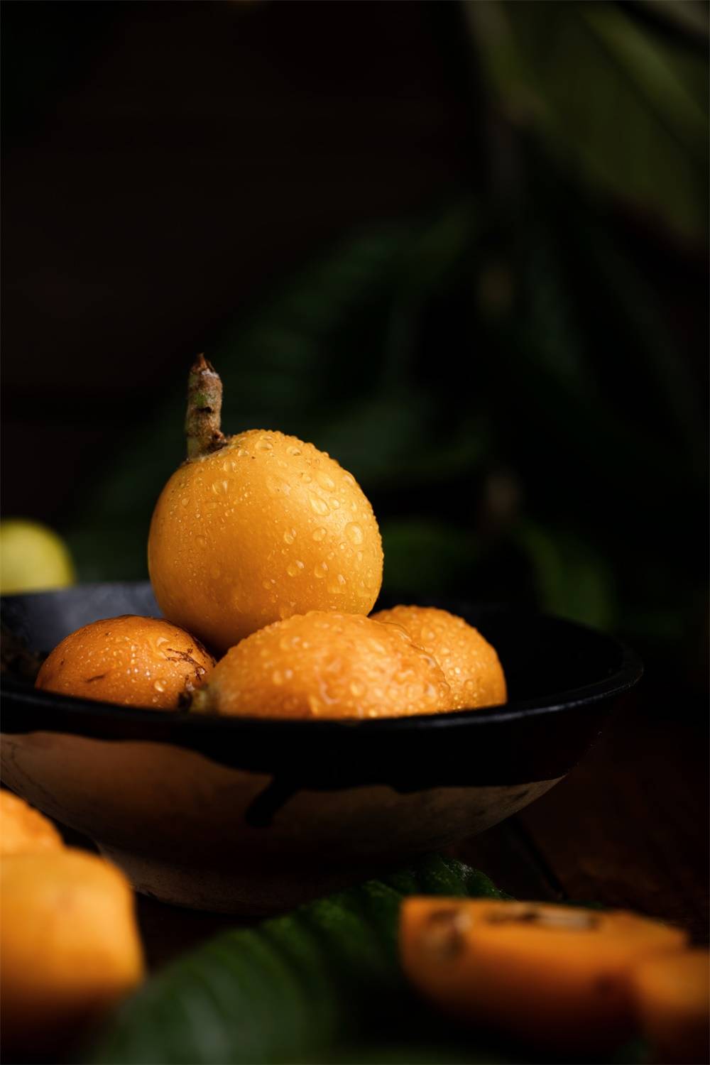 西安静物水果产品商业摄影之枇杷