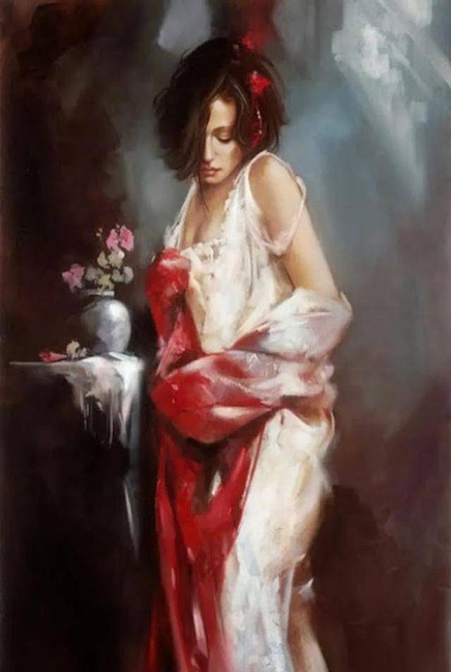 意大利画家罗恩迪塞恩扎人体油画作品赏析