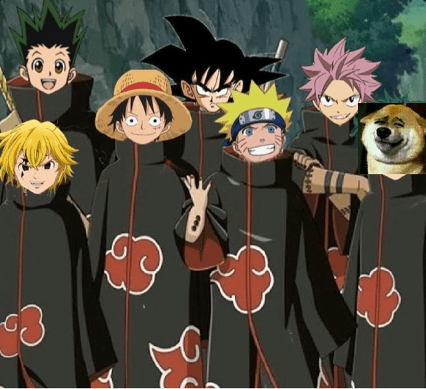 海贼王动漫联动:路飞成为火影晓组织一员,草帽团邂逅蜡笔小新