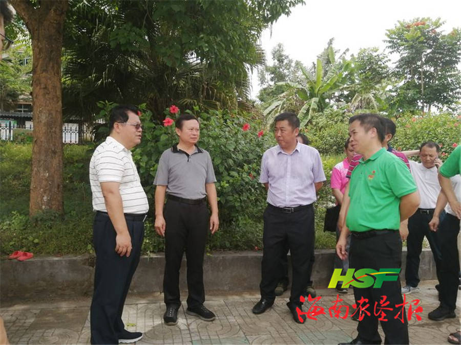 王琼龙在长征农场公司现场办公协调解决建设用地问题