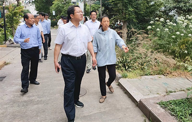 兴化市领导督查指导昭阳街道