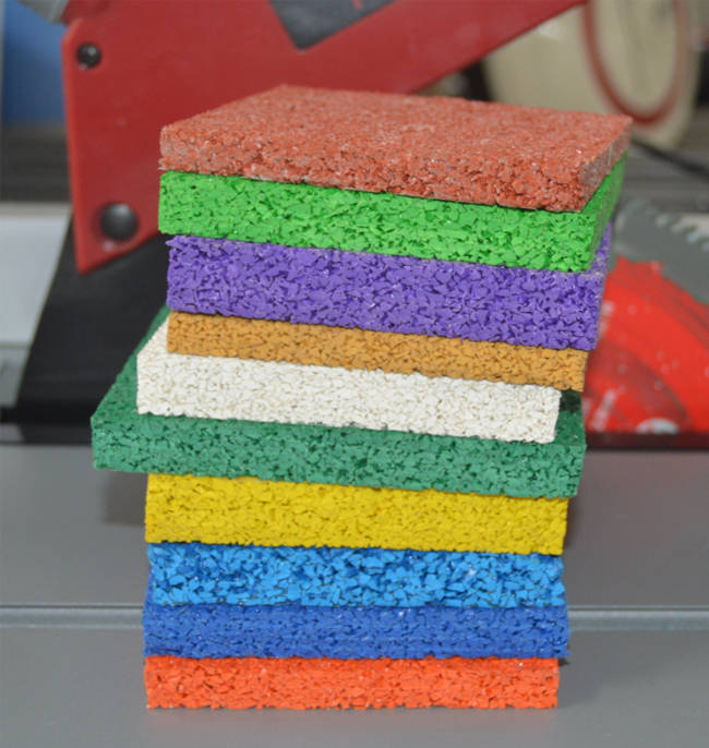 epdm塑胶颗粒颜色丰富-定制图案