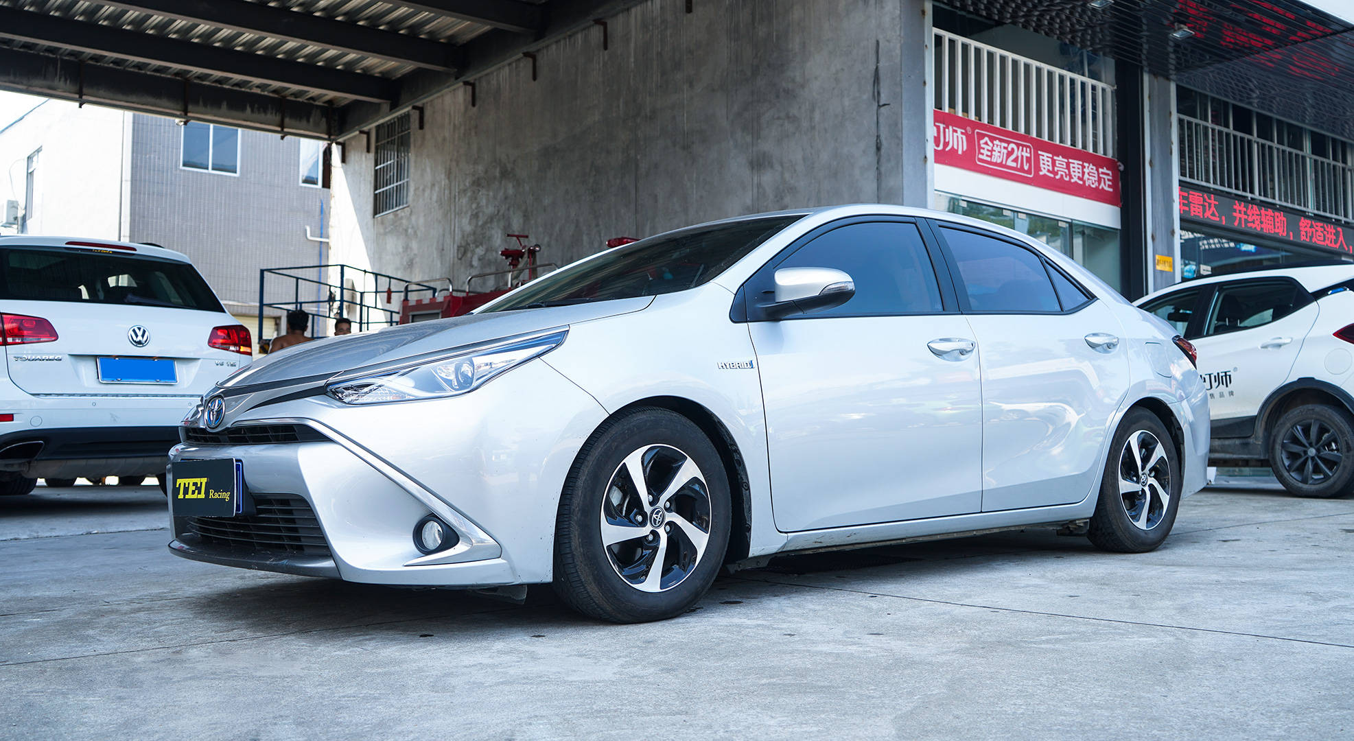 丰田雷凌双擎改装tei racing 街道版绞牙避震