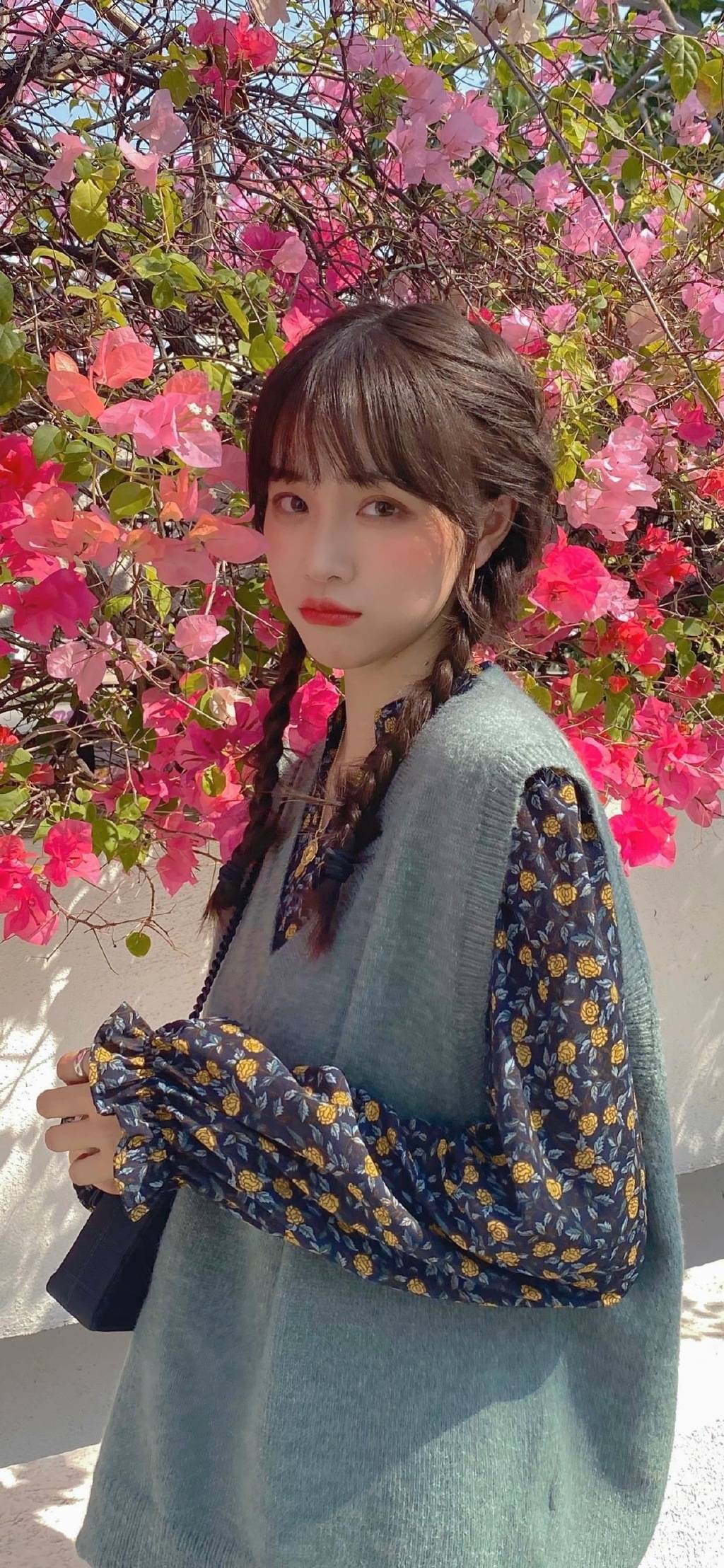 元气网红美女街拍高清手机壁纸