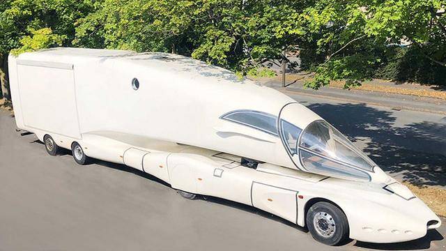 科幻风格的房车,火箭造型回头率太高了_搜狐汽车_搜狐网