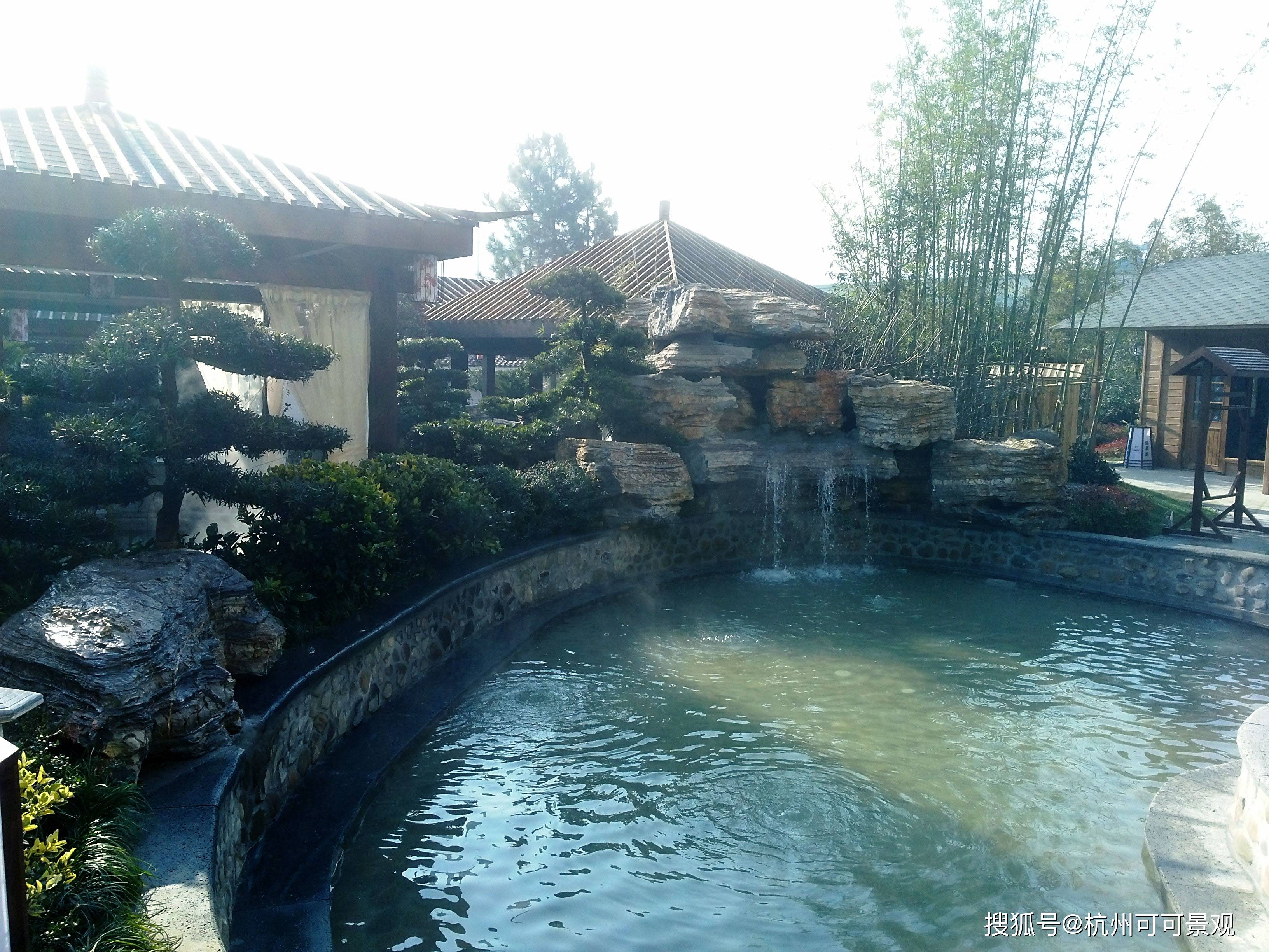 杭州景观设计这么美的水景艺术只要有一个瞬间让庭院充满灵性