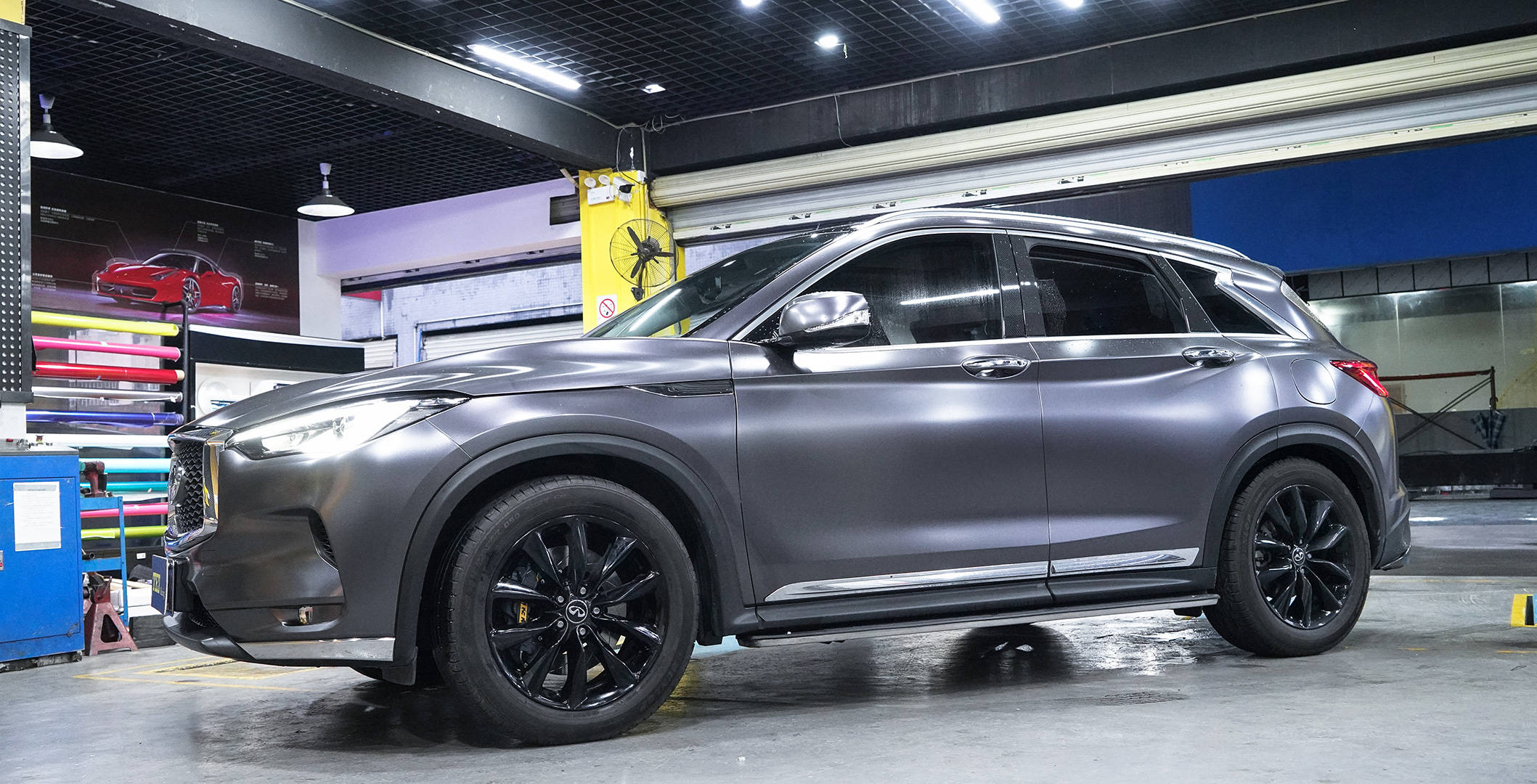 英菲尼迪qx50改装tei racing s60 super竞技版高性能刹车套件