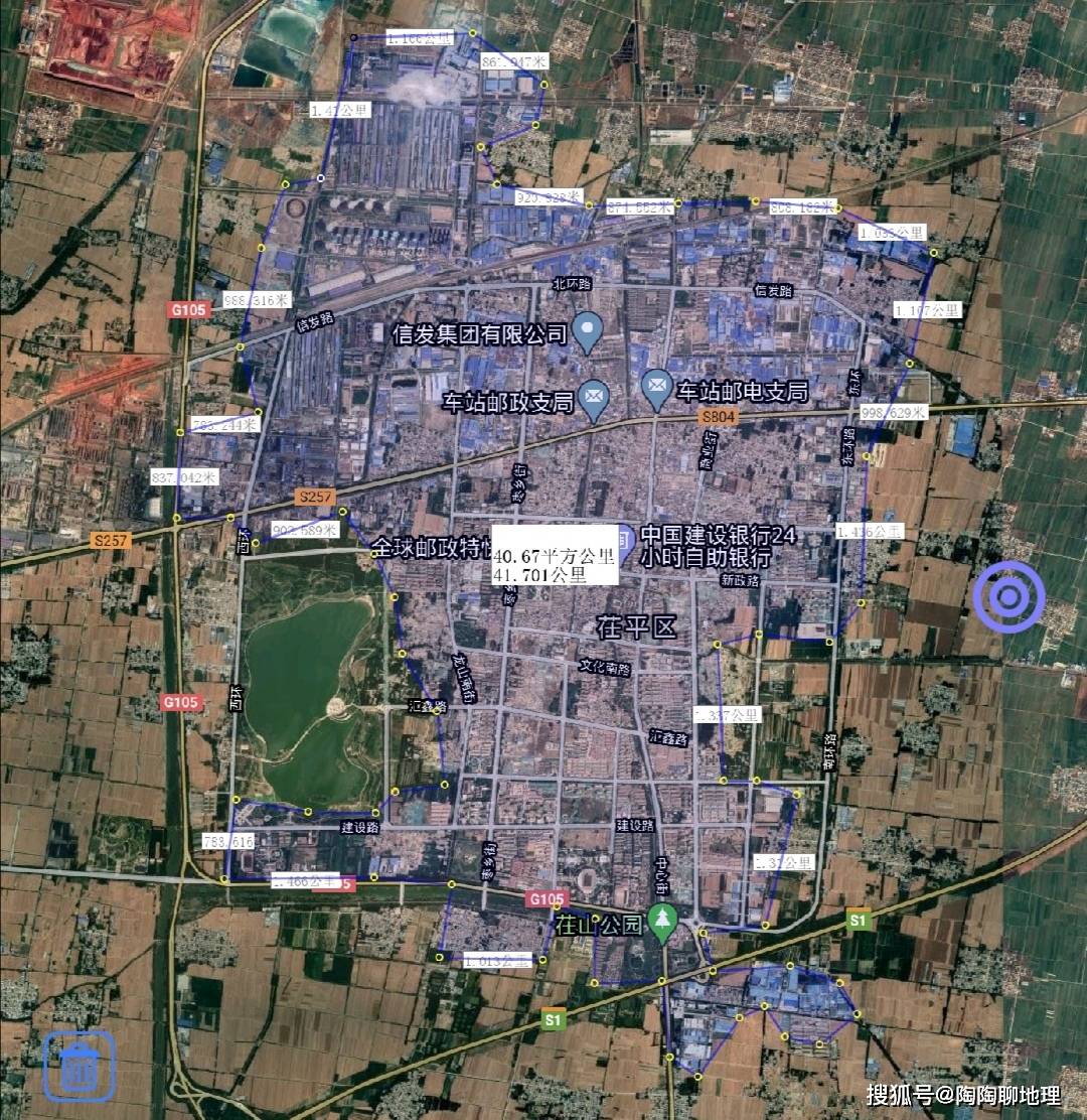 山东省聊城市建成区面积排名,最小是莘县,你的家乡排第几呢?