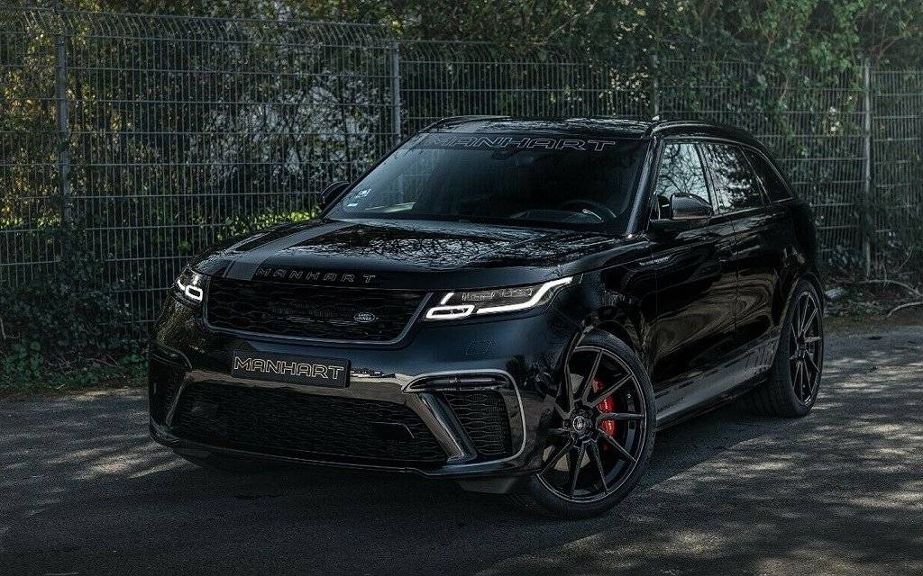 路虎贵族揽胜velar化身manhartsv600爆发600匹动力