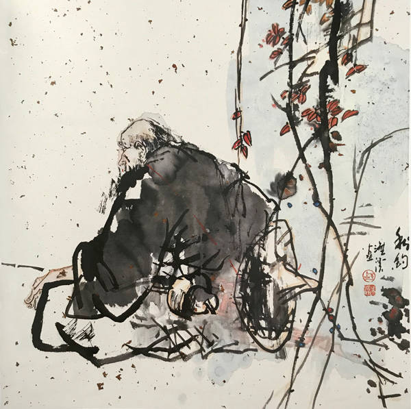 超凡脱俗 养眼养心——画家舒湘汉古意人物作品欣赏