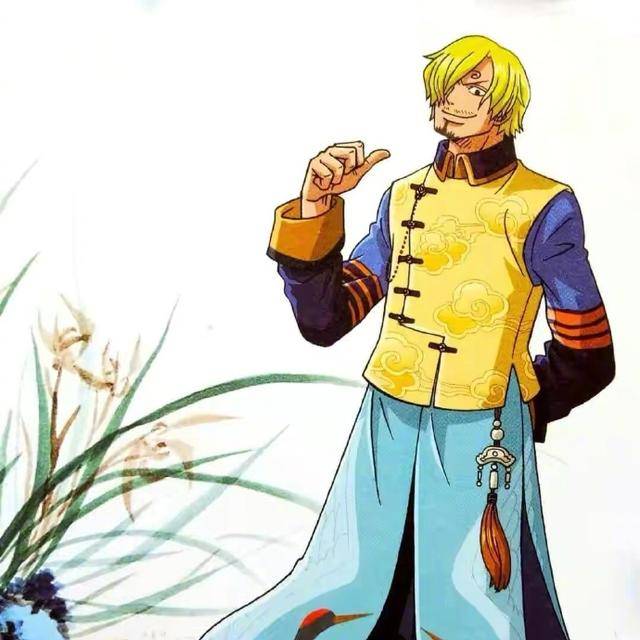 原创海贼王穿上中国风服饰:乔巴可爱,弗兰奇的肚兜好搞笑,娜美好美