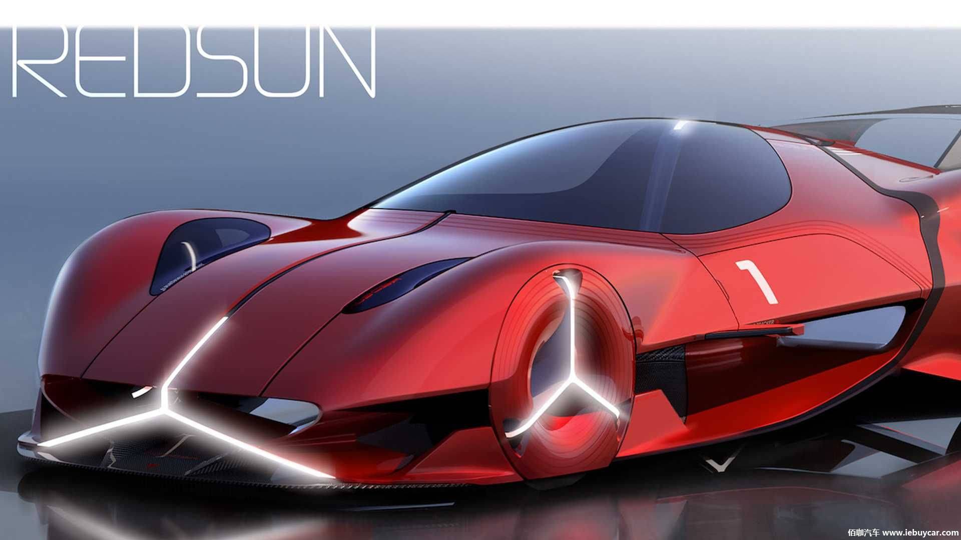 梅赛德斯雷德suns假想渲染图曝光前脸三叉星汲取太阳能为动力