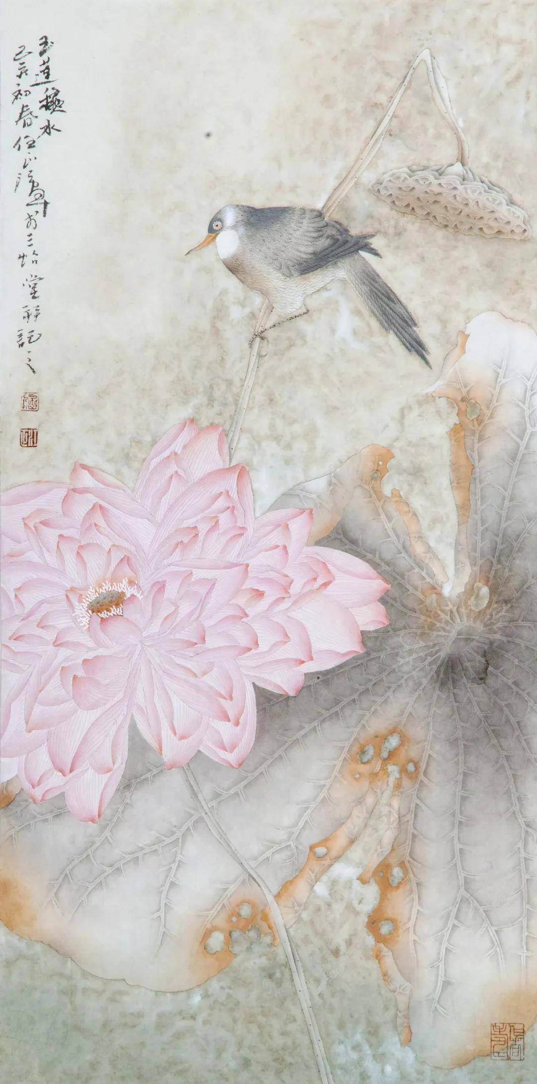 中国美协会员任正江作品任正江先生的花鸟画作,无论写意或是工笔,皆美