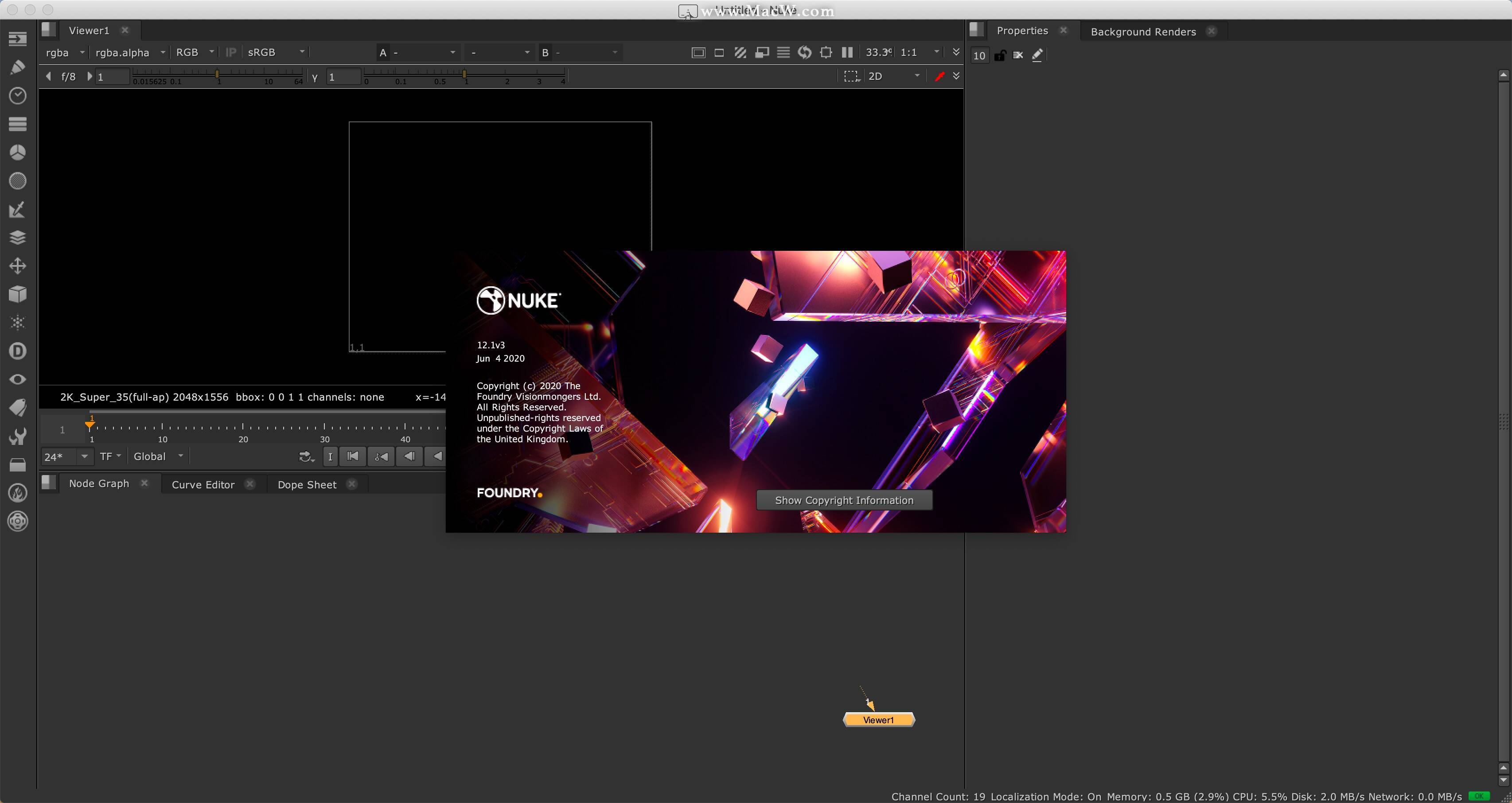nuke 12 mac(影视后期特效合成软件)