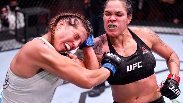 ufc史上第一女王含恨退役:颜值低没有女人味,票房更难比张伟丽_努涅斯