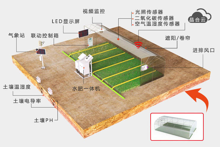 智慧农业大棚的主要功能及组成部分