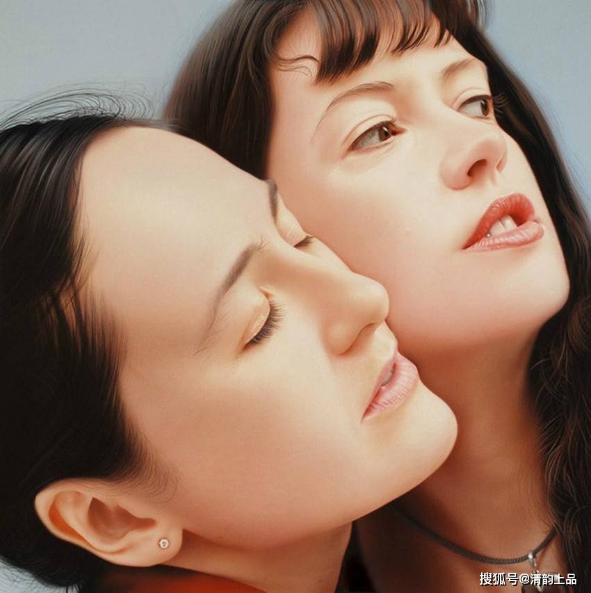 这才是超级写实主义油画作品