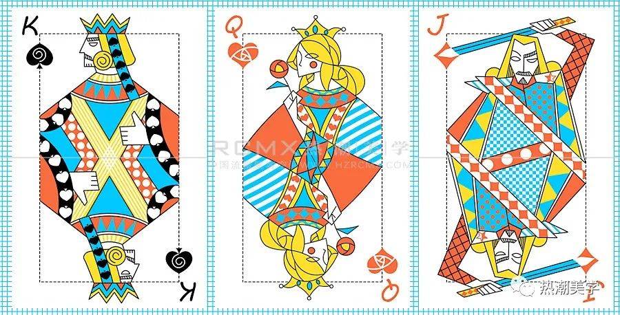 爱丽丝扑克牌简笔画图片
