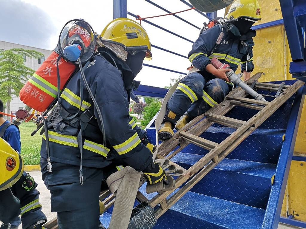 永清消防救援站积极开展紧急避险训练