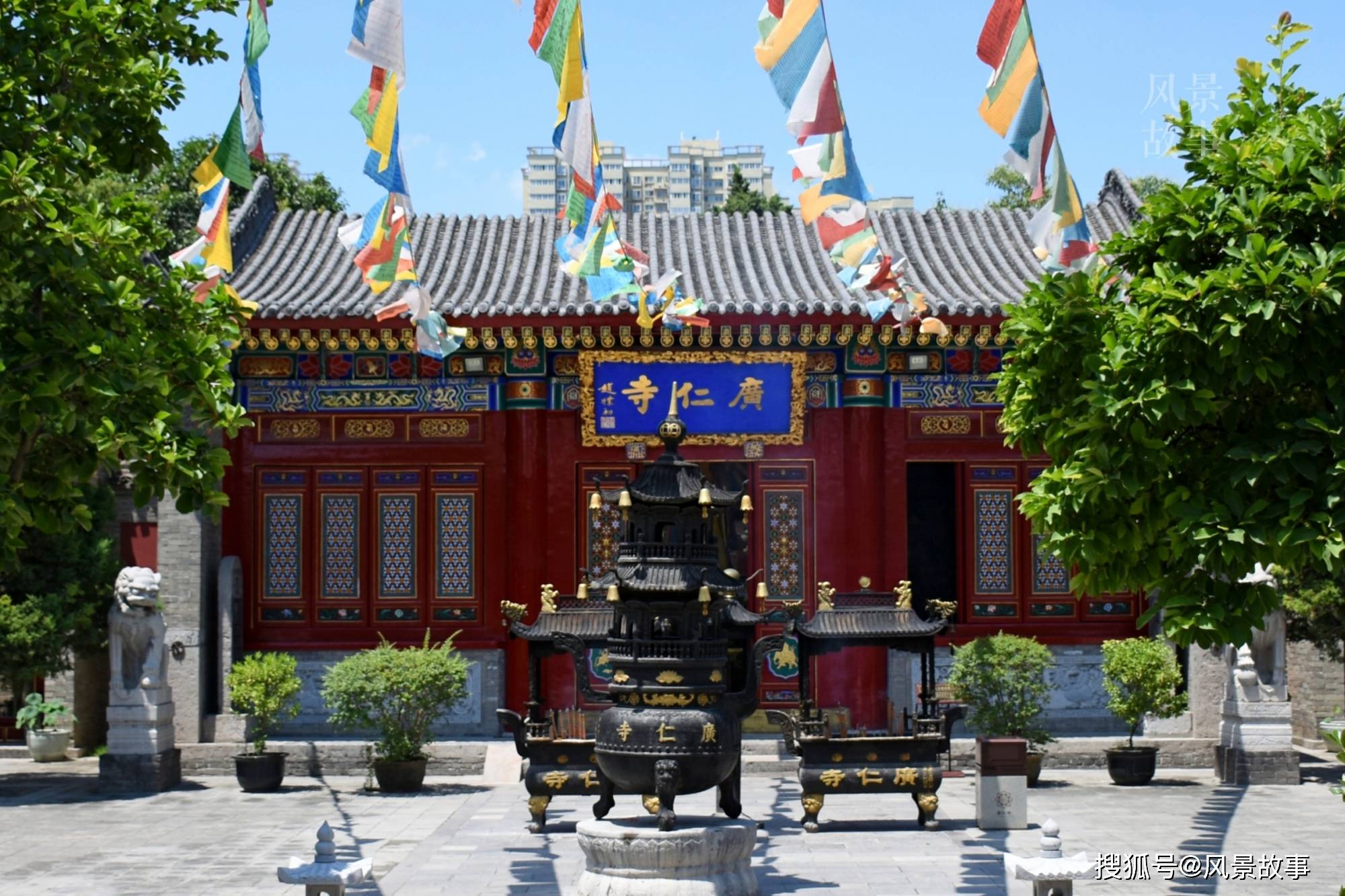 西安最特殊的寺院,曾经门票二十,现在不收门票游客稀_广仁寺