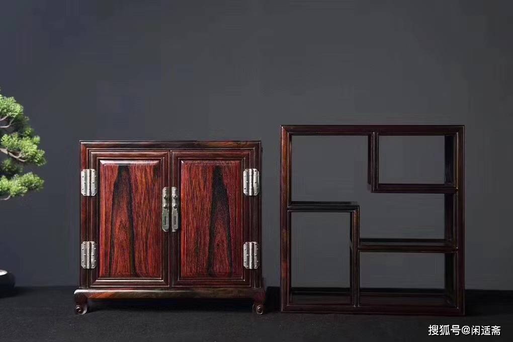 大红酸枝多宝阁博古架