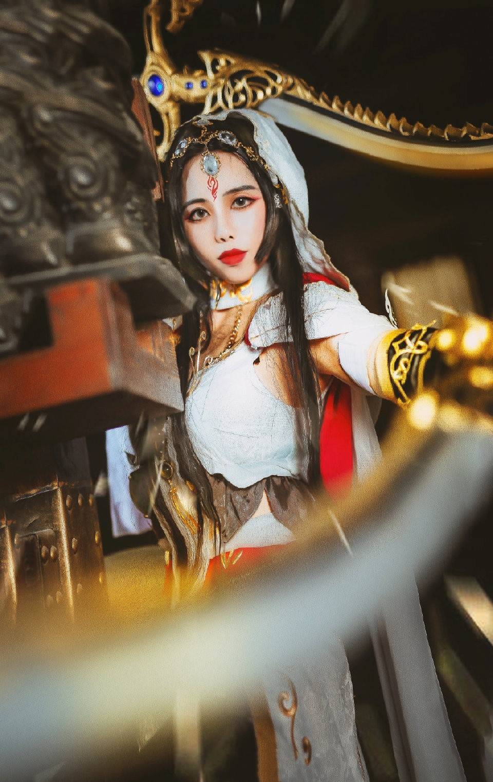 拿弯刀的妹子到底有多美?剑网3喵姐cos鉴赏