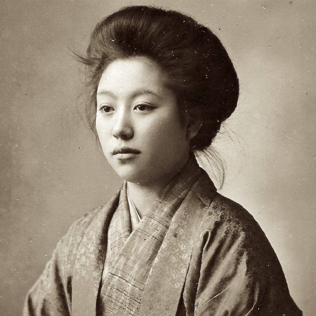 日本秋田县女子1920年代初秋田出美人