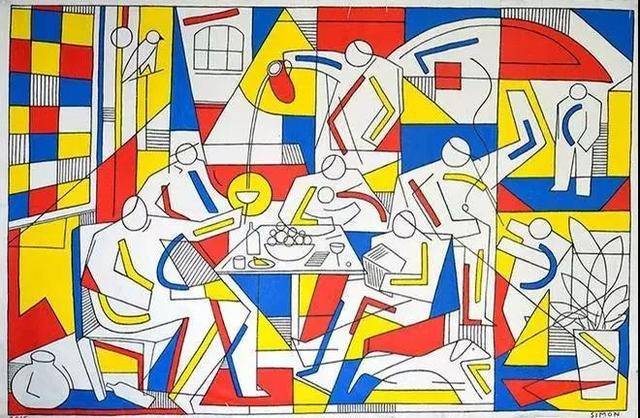 纠结的直线,坚定的生活:谈蒙德里安的非具象绘画