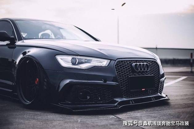 享受那份独有情怀奥迪a6l改装黑武士赤峰鑫航改装诠释西装暴徒的姿态