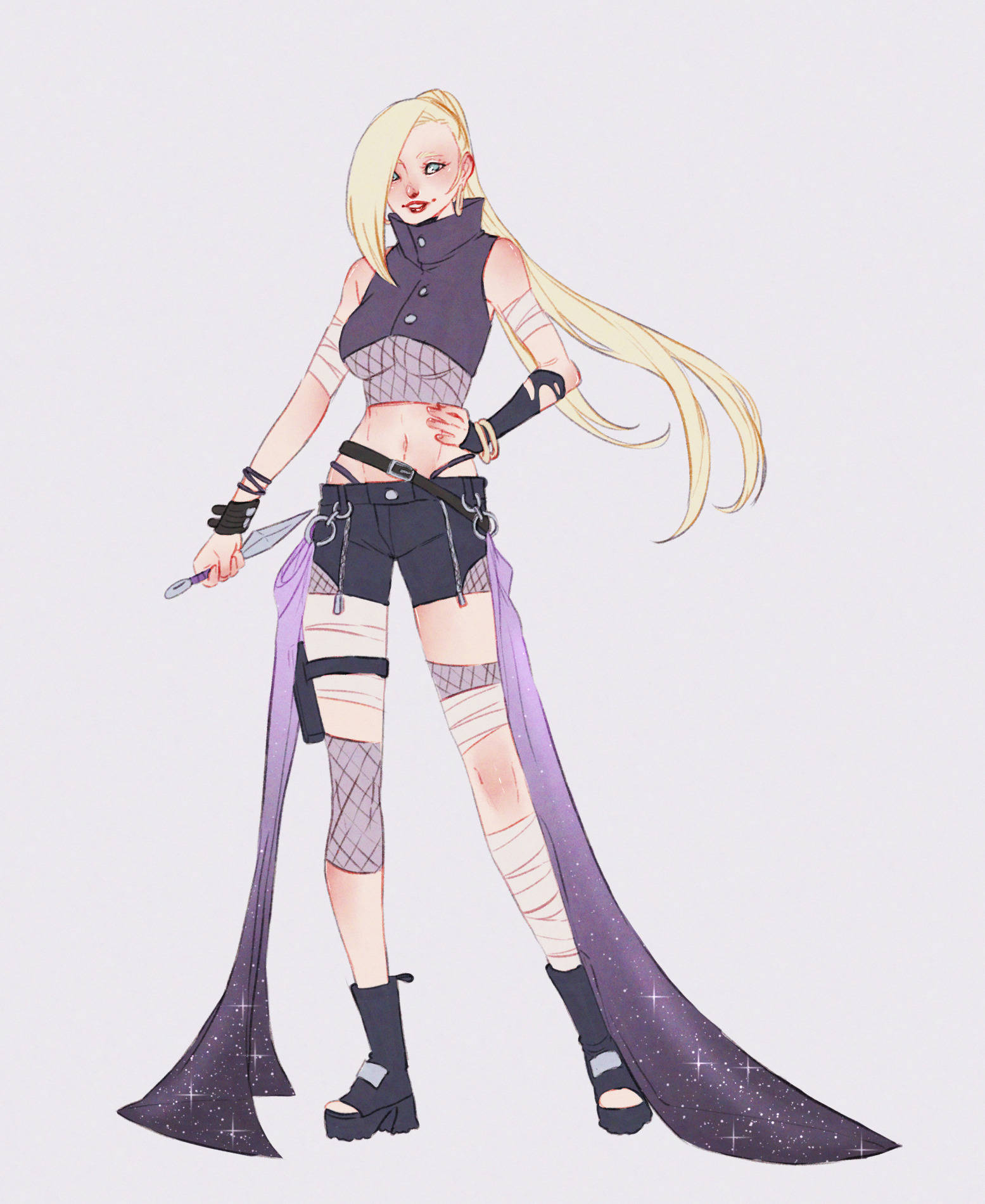 原创《火影》外国画师绘出火影女性角色,风格大转变,香磷有点美哦