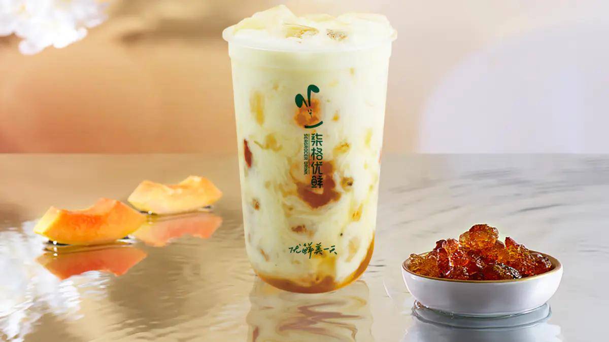 网红养颜补品——桃胶酸奶多_饮品