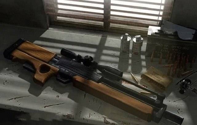 5-10x56mm狙击镜,弹夹容量为6发,枪机使用半自动旋转闭锁式气动枪机