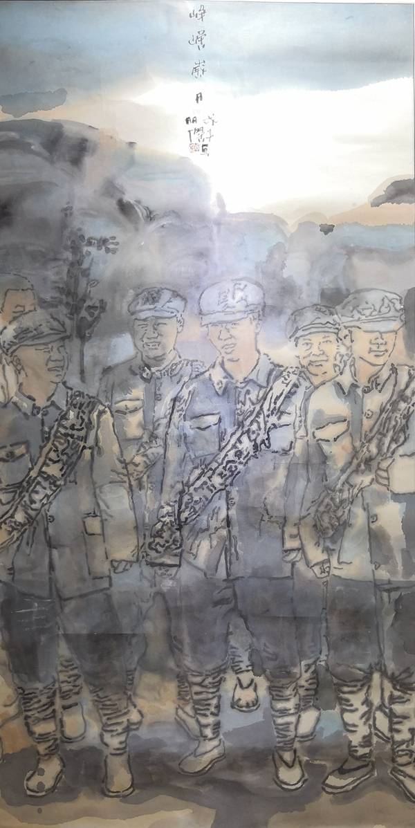 "薪火相传"——雁塔区举办迎七一颂党恩抗疫美术作品邀请展(国画篇二)