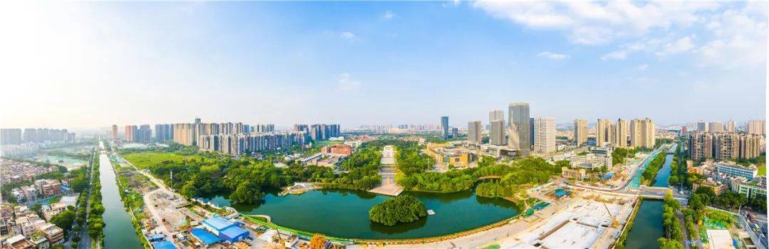 欣欣向荣的北滘新城区.