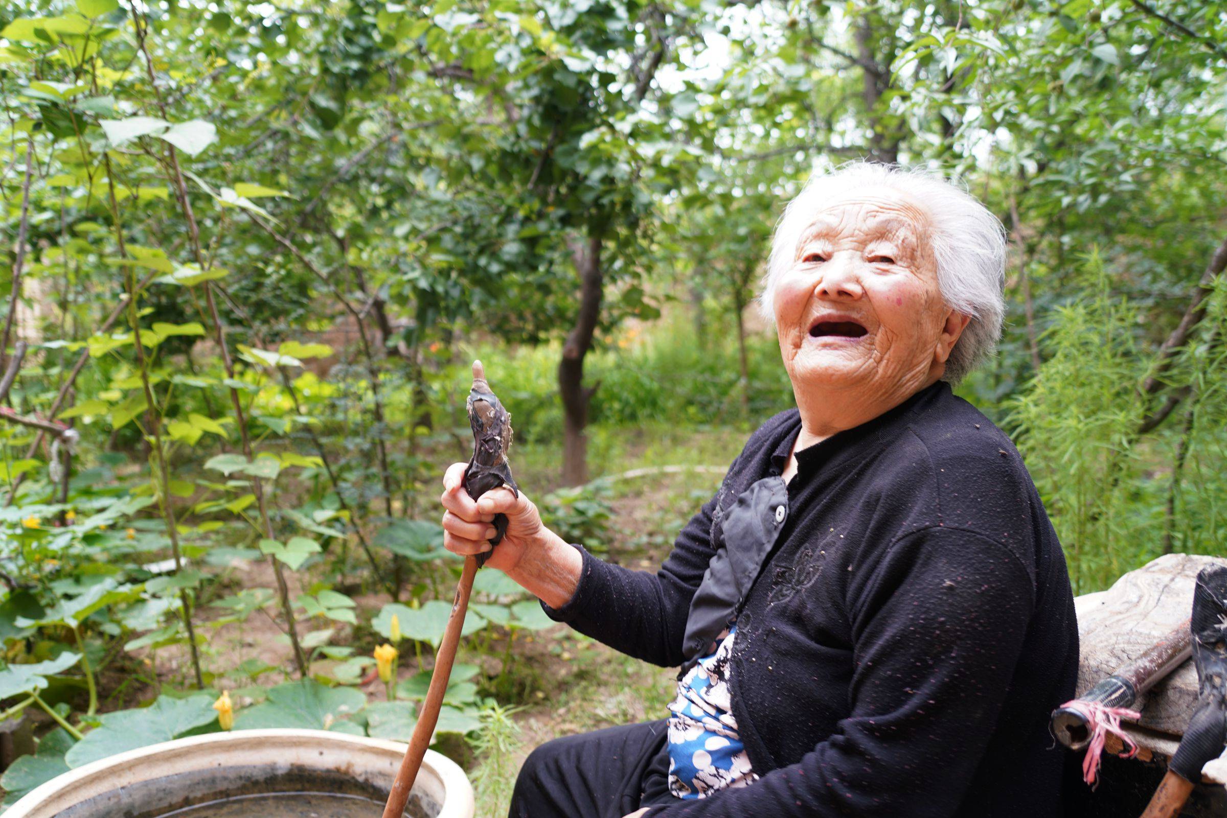 原創農村9旬老奶奶堅守